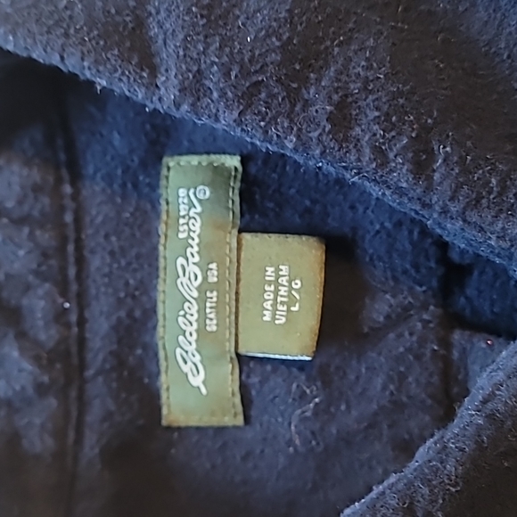 Mens navy button up shirt - Picture 3 of 4